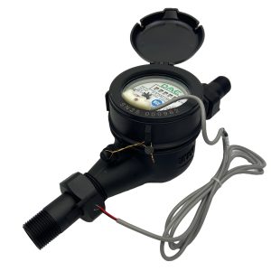 DAE MJP-75P NSF61 Lead Free Plastic Water Meter, 3/4" NPT Couplings, Pulse Output, Gallon